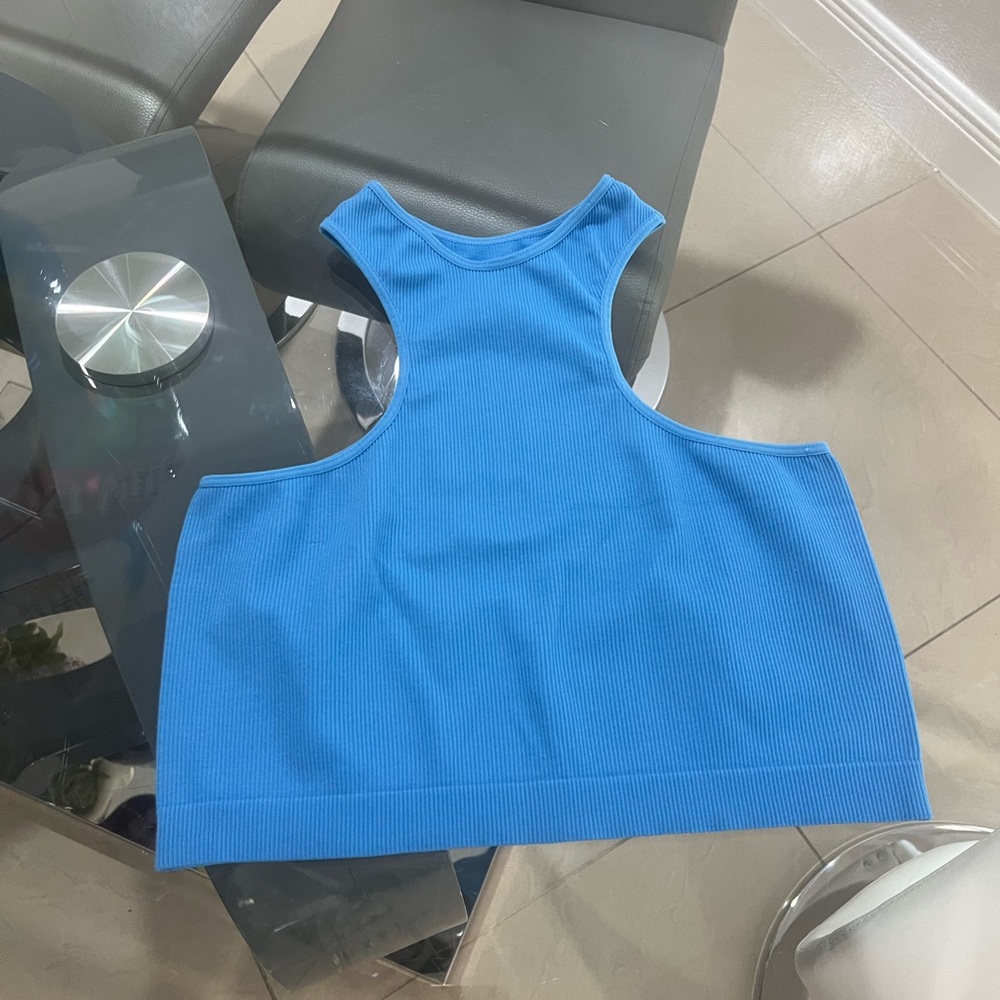 Wild Fable sleeveless racerback crop top size medium